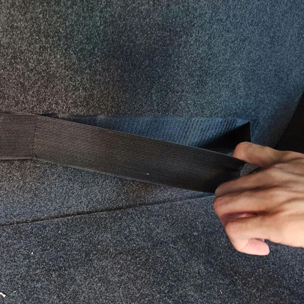 Car Trunk Storage Fixed Belt Nylon Fire Extinguisher Storage Fixing Belt Loop Strap Black Trunk Organizer Strap Car Accessories