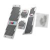 BYX1 X5 X7 For 1set Aluminum Car Accelerator Pedal Mat for BMW F01 F02 F10 F20 F30 F31 F34 F48 F87 Car Accessories