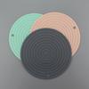 Silicone Dish Pot Drying Mat Heat-resistant Tableware Cup Draining Mat Kitchen Non-slip Round Rectangular Coaster Pad Table Mat