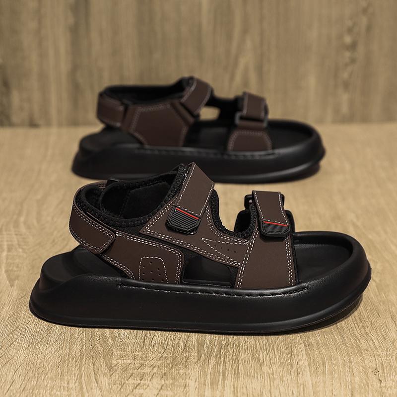 Fashion CYYTL Mens Summer Sandals Casual Shoes Beach Sneakers Outdoor Walking Comfort Luxury Designer Fashion Sport Breathable Leather