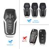 MILD EAST Key Fob Cover for Ford with Key Chain Soft TPU Car Key