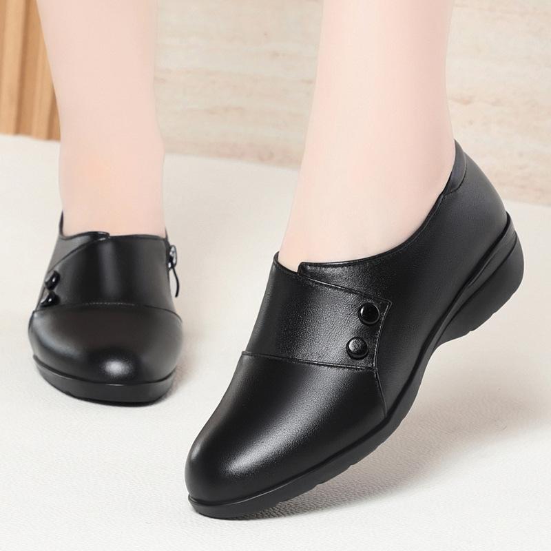 Fashion AIYUQI 2025Ladies Shoes Genuine Leather Spring 2025 New Casual Mom Shoes Large Size Non Slip Women's Shoes