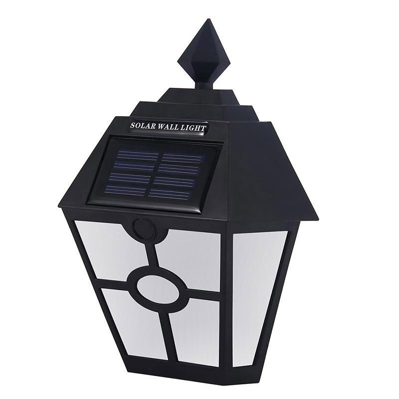 Solar Lights for Wall Porch Garden Fence Powered Outdoor Patio Deck Yard Light Sensor Auto On/Off