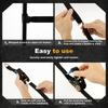 4Pcs Ratchet Strap Tie Down Kit 800lb Break Strength with Safety S Hooks+Soft Loop Tie-Downs for Trucks, Cargo, Motorcycle,