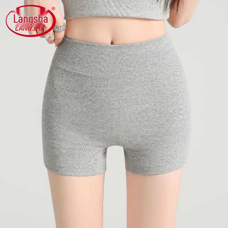 LangSha Women s Thin Cotton Anti-Chafing Safety Shorts L
