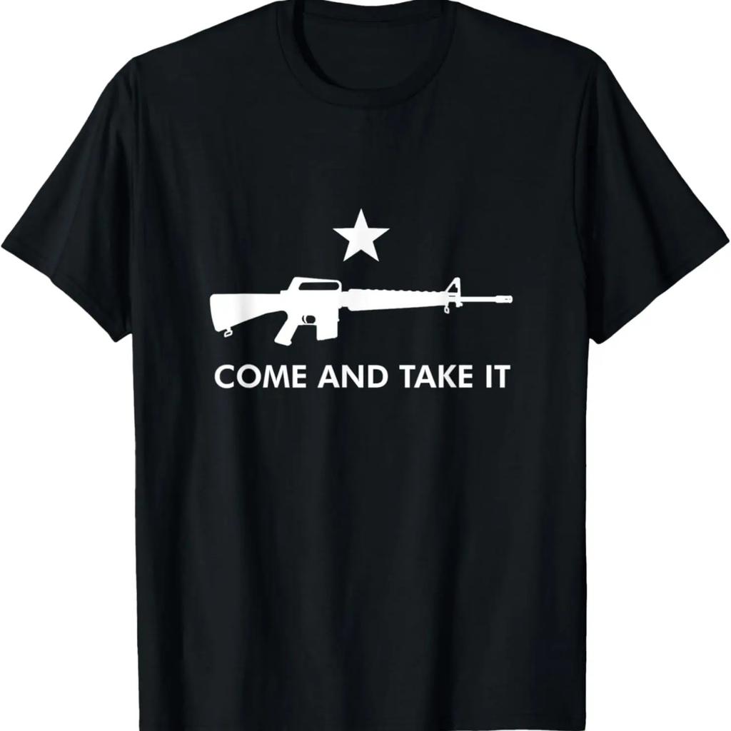 Come And Take It M16A1 XM16E1 M16 Texas Alamo Historical T-Shirt