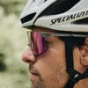 Baegpeosenteu Hypercraft Gloss Light Gray - Purple Multilayer Mirror Lens