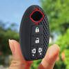 4 Buttons Silicone Car Key Case Cover Keyless Remote Fob Holder For Nissan Quest Elgrand Nv200 Evalia Serena Mpv Smart Key Case