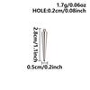 6pcs Mix Goth Punk Charm Stereoscopic Cone Pendant Stainless Steel Charms For Jewelry Making Supplies Handmade Earrings Necklace