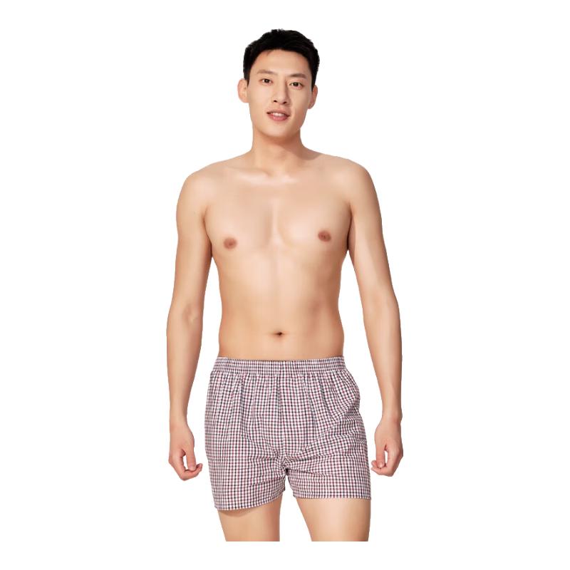 

Yiershuang Men s 100% Cotton Loose Boxer Underwear (2-Pack) XL