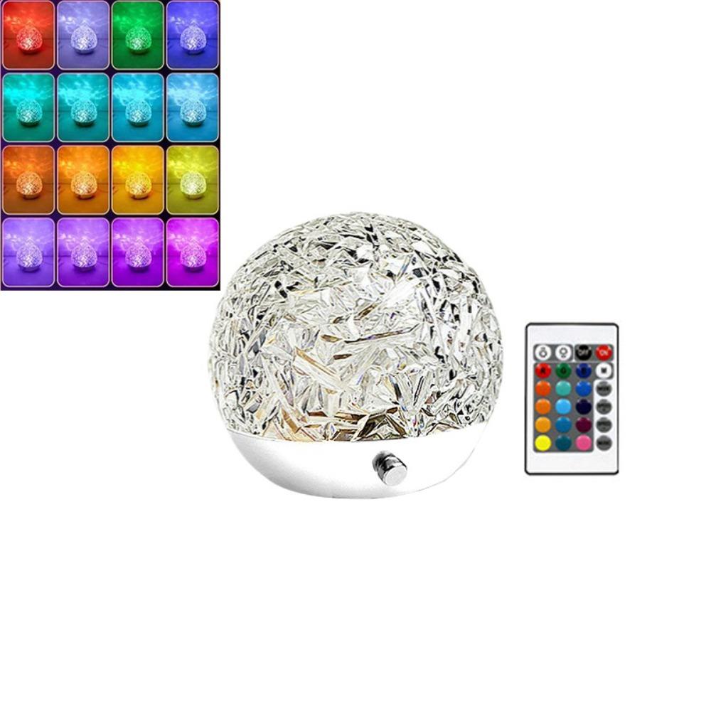 Remote Controls LED Spherical Night Light Aurora Water Ripple Projector  Home Ambiances
