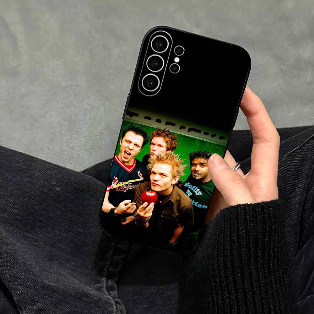 Hard-rock S-Sum 41 Band Phone Case For Samsung S25,S24,S21,S22,S23,S30,Ultra,S20,Plus,Fe,Note,10,9,5G Black Cover