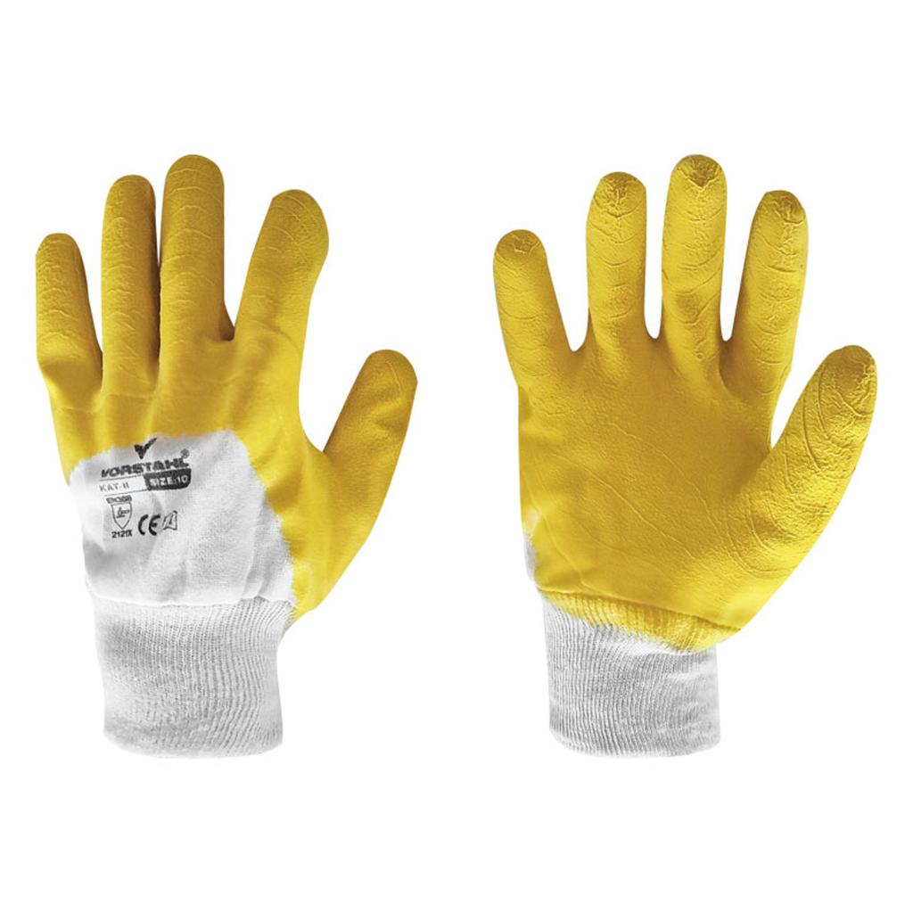 Cotton-polyester Protective Gloves, Pack of 12, Size 10, Vorstahl Quality