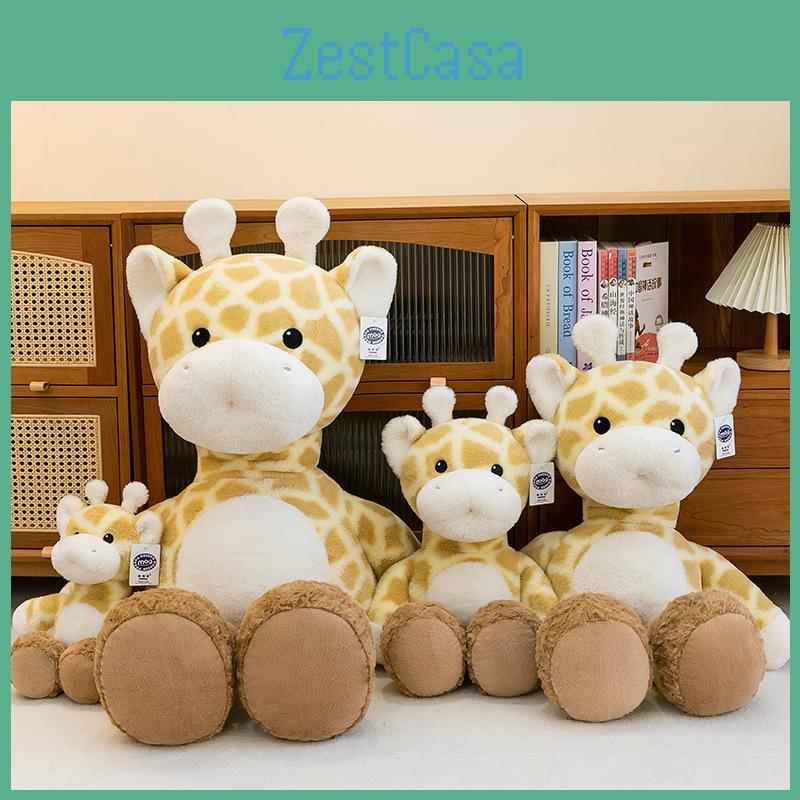 Giraffe Doll Animal Stuffed Plush Deer Sitting Posture Children Gift Birthday