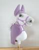Hobby Paard A4 Set: Deken + Vliegkapjes - Paars