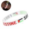 Stylish Palestine Silicone Wrist Band Featuring The Iconic Palestinian Flag Design