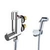 Ergonomic Bathroom Cleaning System Temperature Regulating Sprays Tool Quick Connection Bidet Sprayer for Quick Installation