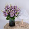 New Chrysanthemum Artificial Pansy Flowers DIY Floral Soft Flower Bouquet Realistic Simulation Flowers Photography Props