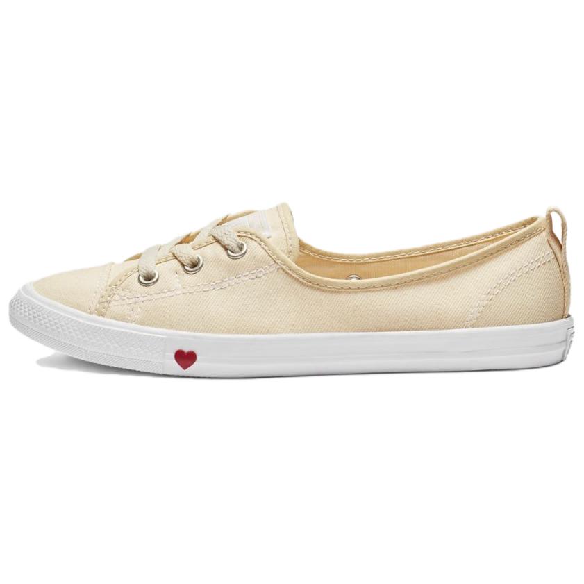 

Converse CTAS Comfortable Versatile Durable Low-Top Canvas Shoes Women sneaker Beige 563494C 38.5