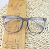 Stylish Unisex Large Frame Rectangular TR90 Transparent Eyeglasses