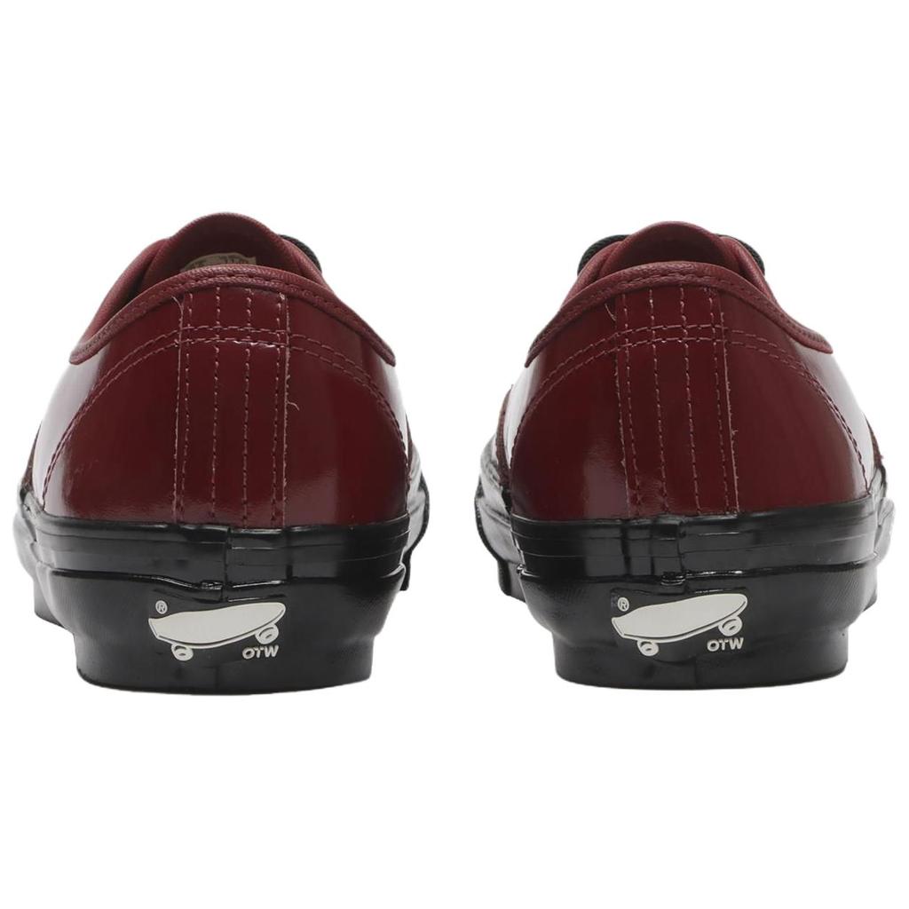 Vans Authentic 44 Breathable Skateboard Shoes Unisex Red Black VN000V33BKA