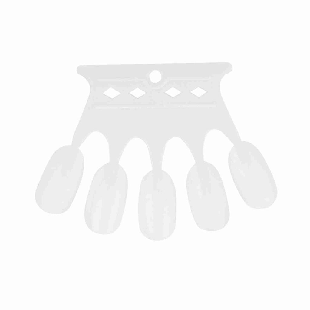 50pcs Nail Art Practice Tips Manicure Polish Gel Color Display Nail Polish Showing Tool 1#