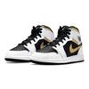 Jordan 1 Mid Weißgold Schwarz GS 554725-190