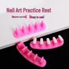 Nail Art Practice Stand: Finger Rest, Lotus Seat, Clay Glue Holder & Beginner Tool Set