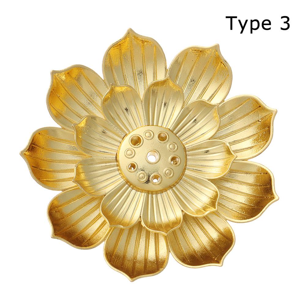 Sandalwood Line Incense Plate Home Decor Incense Burner Buddhism Lotus Incense Holder Joss-stick Inserted