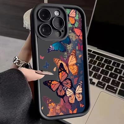 Fashion Butterfly Case For Iphone 17 16pro 15pro14 13 12 11 12pro 13pro Max 14plus Silicone AntiFall Protective Cover