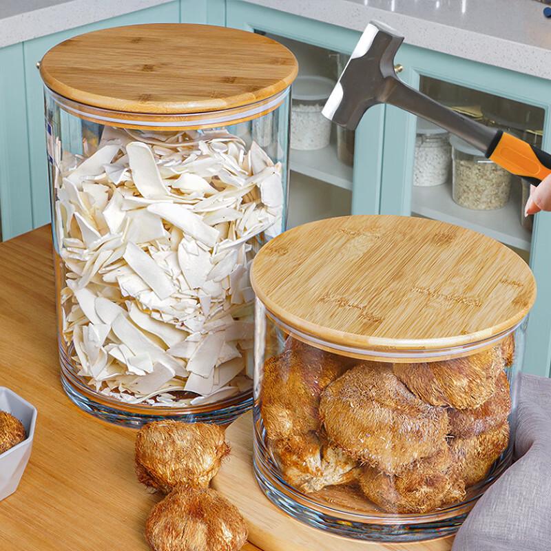 Transparent PC Acrylic Sealed Storage Jar