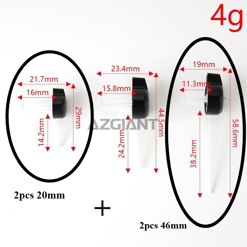 0.98mm hole blue Universal 20mm 32 46mm Auto Car Motorcycle Instrument Speedometer Speedo Needles Pointer