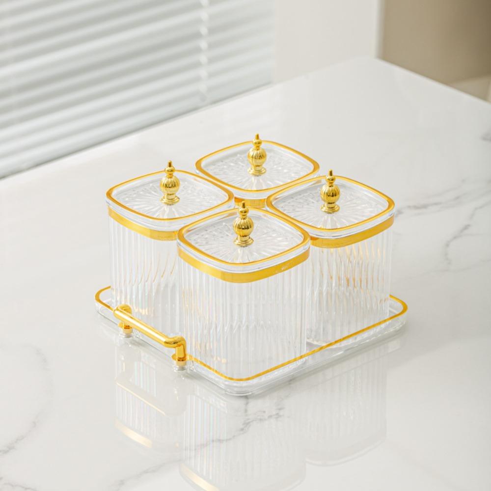 Exquisite Storage Box Creative Storage Can Multipurpose Seasoning Jar Set  Home