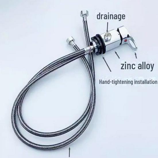 Robinet Universal de Amestec Apă Caldă și Rece pentru Stații de Șamponare Salon