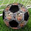 1pc One Piece Football Soccer Ball Size 5 Indoor Soccer Ball Fashion Colorful  Backyard Game -Great For Sports Fans Gift HE70