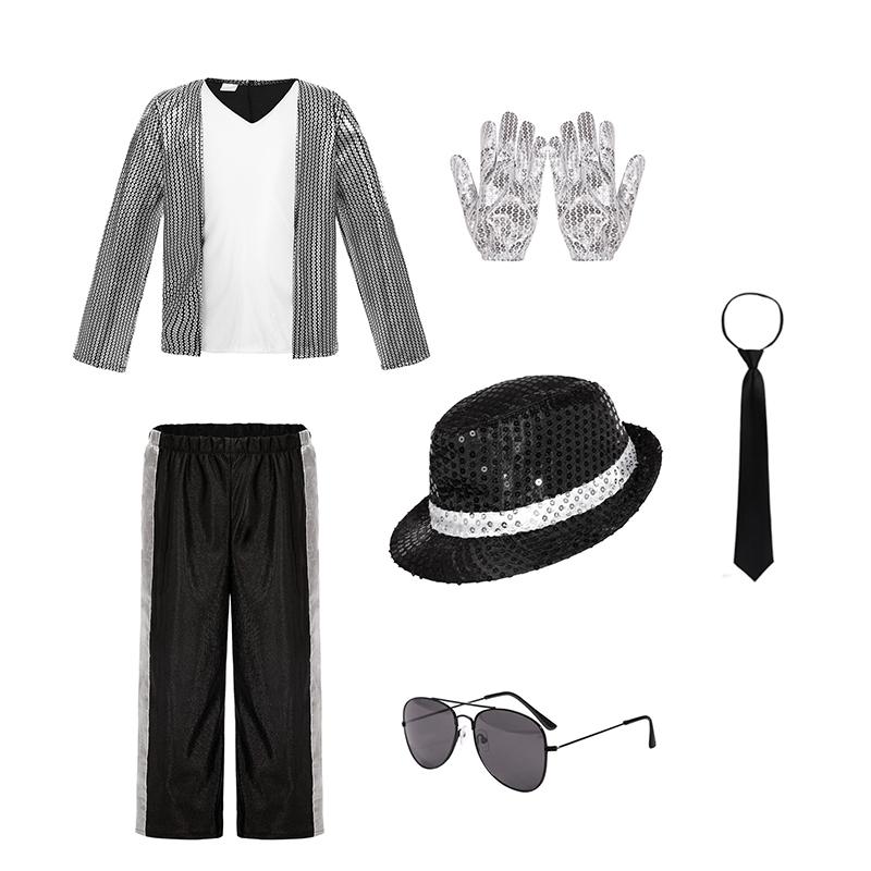 Boys Celebrity Cosplay Costume Set Sequin