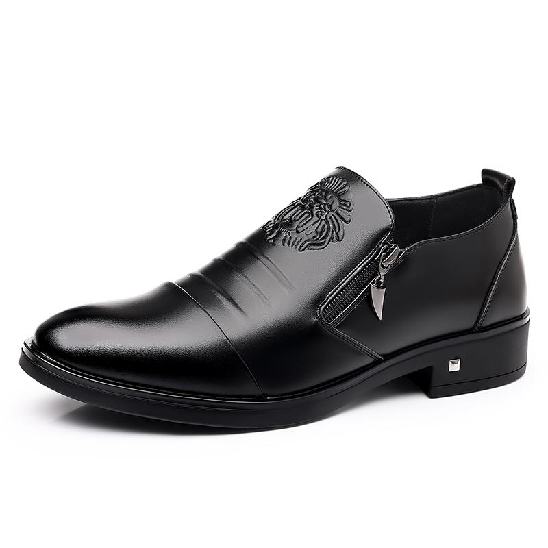 Fashion Leather Shoes For Man Genuine Leather Casual Shoes Fashion Business Oxford Shoes High Quality Designer Work Shoes