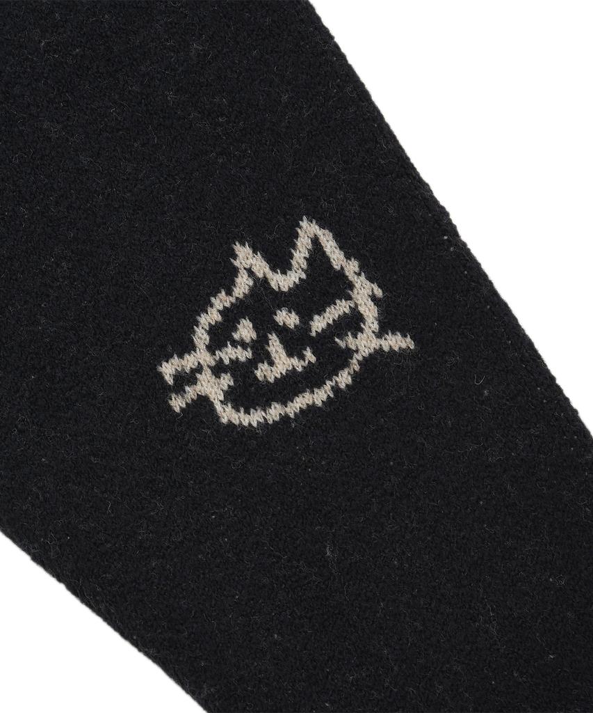 LMR Lettering Jacquard Pullover Knit Dark Navy