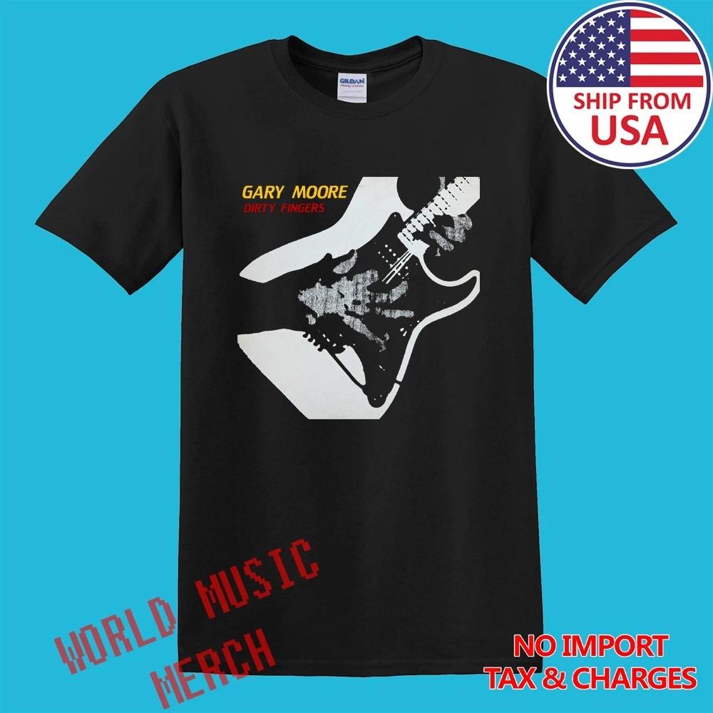 Gary Moore Dirty Fingers Men s Black Size S-5XL 4XL