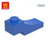 Non-Toxic 145Pcs/Lot 70681 Curved Arch Plates 3X1 Building Block Moc Color Accessories Compatible With Brick Diy Children'S Toy