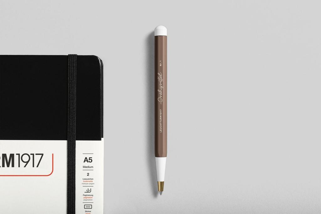 Leuchtturm Ballpoint Pen Dregriffle Bauhaus Royal Blue Black 366572 Imported Oil-Based 0.5 & (Genuine Product)