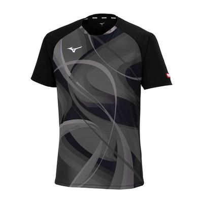 Table Tennis All Japan Design Game Short Black Wear, Shirt, Sleeve, Unisex, 82JAB501,