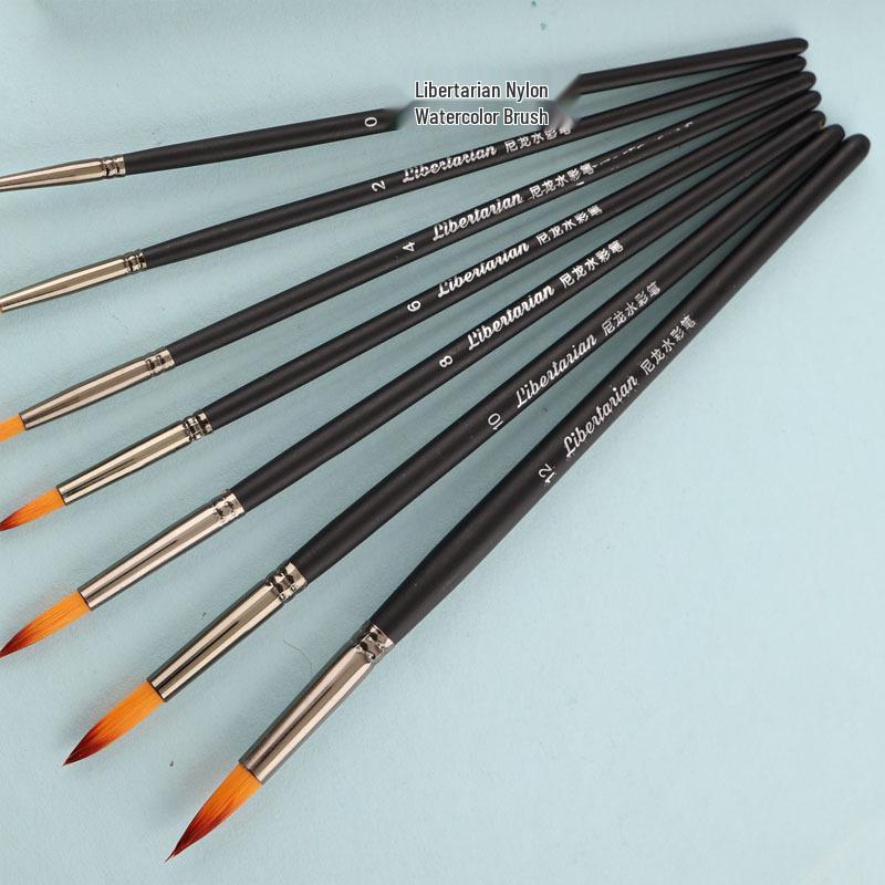 Nylon Liner Brush for Watercolor, Chinese Painting, Gouache, Acrylic, Oil, Gongbi & Line Art