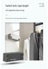 Invisible Retractable Clothesline: Wall-Mounted Stainless Steel Rope Rack for Indoor Drying
