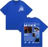 Rapper Myke Towers Graphic Printed T-shirts for Men Harajuku Hip Hop Oversized T Shirt Unisex Summer Cotton Short Sleeve T-shirt