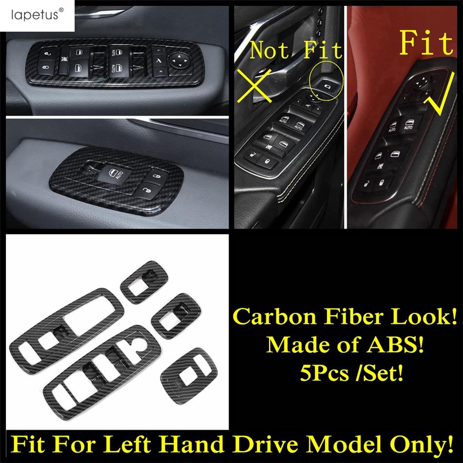 Handle Bowl / Window Lift / Dashboard Frame / Steering Wheel Cover Trim Carbon Fiber Accessories For Dodge Ram 1500  - 2025