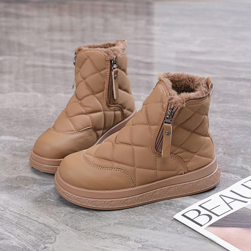 Women's Cold-proof Warm Padded Snow Boots Thick-soled High Anti-skid Wear Outdoor Leisure Training Sports Shoes Cotton Boots