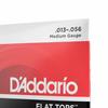 D'Addario Acoustic Guitar Strings, Flat Tops, Phosphor Bronze, Medium, .013-.056, EFT17