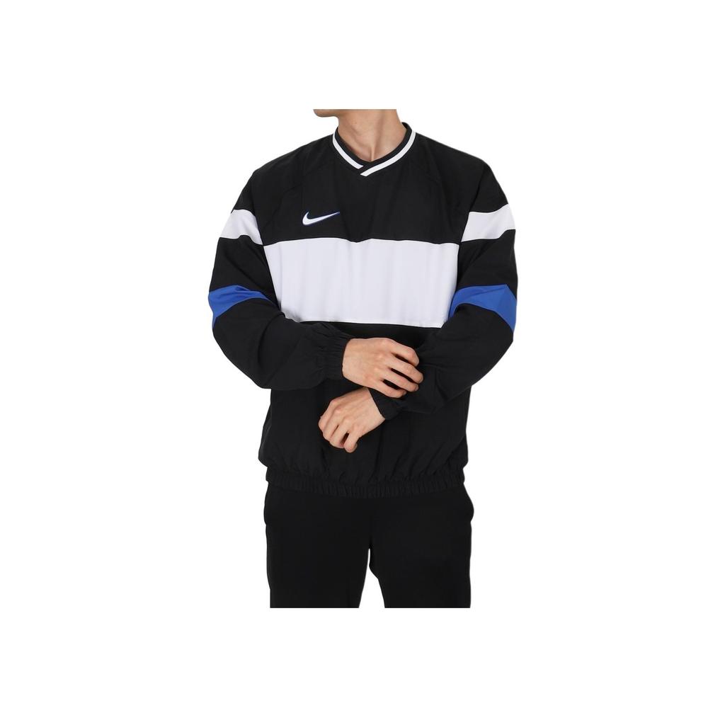 Nike Sudadera Casual de Manga Larga con Cuello en V Dri-Fit Academy Color Block para Hombre Sudadera Negra FN2384-010