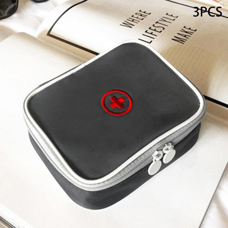 1Pc-Portable Emergency Medical Bag First Aid Storage Box For Household Outdoor Travel Camping Equipment Medicine Survival Kit